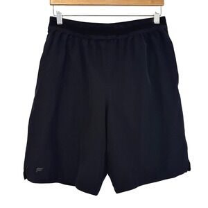 Fabletics Mens 9" The Fundamental‎ Short II Size S Lined Black Performance Sport
